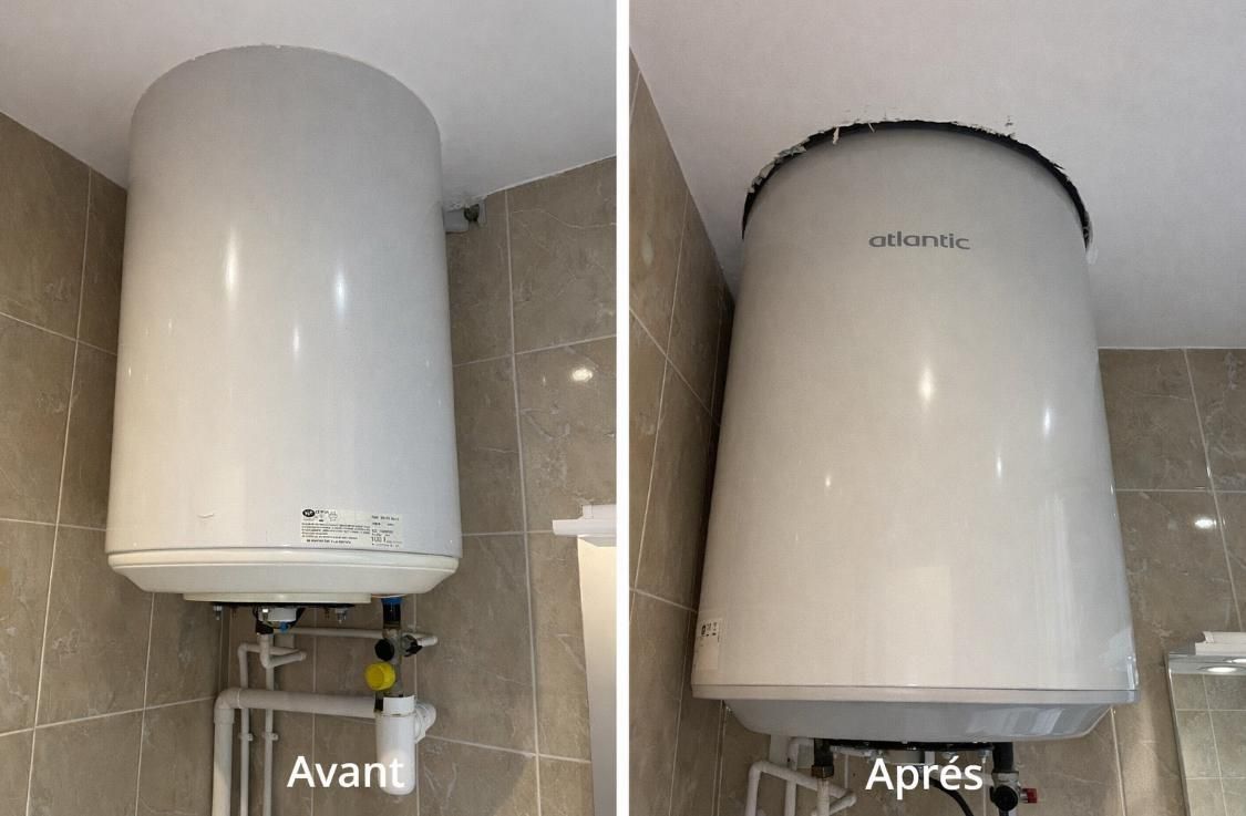 Avant-après rénovation plomberie